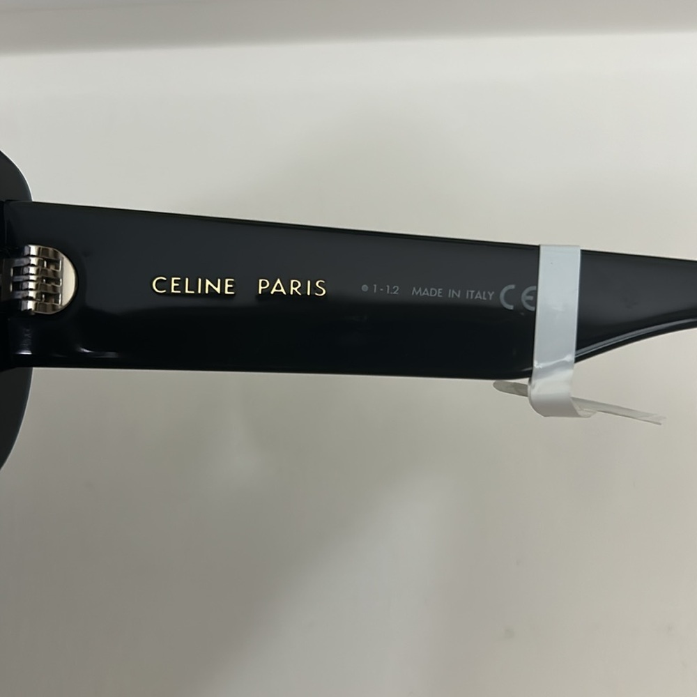 NIB CELINE Triomphe CL40216U Black/Gradient Brown Lenses Rectangle Sunglasses - Picture 4 of 16